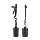 Mr. Steel Tingling Nipple Clamp Weight Black