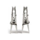 Mr. Steel Clothespins Nipple Clamps Silver