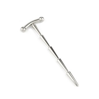 Mr. Steel Smooth Cum Rattle Penis Plug Silver