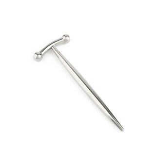 Mr. Steel DickVader Round Tip Penis Plug Silver