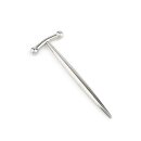 Mr. Steel DickVader Round Tip Penis Plug Silver