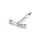 Mr. Steel Magic Make Cum Penis Plug Silver