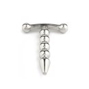 Mr. Steel Rod Ecstasy Beaded Penis Plug Silver
