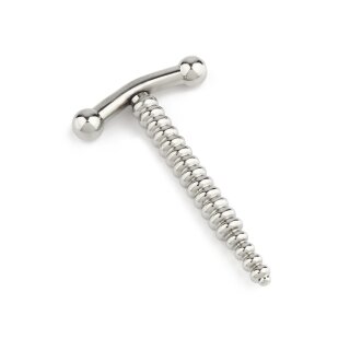 Mr. Steel Screw Driver Penis Plug Silver