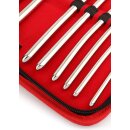 Mr. Steel Single End Dilator 10 Pcs Silver