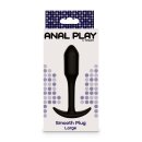 Toyjoy Smooth Anal Plug Large Black 2,6 cm