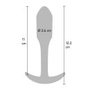 Toyjoy Smooth Anal Plug Large Black 2,6 cm