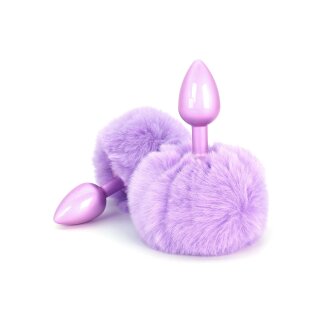 Toyjoy Happiness Enchanting Bunnytail Buttplug Purple 2,6 cm