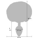 Toyjoy Happiness Enchanting Bunnytail Buttplug White 2,6 cm