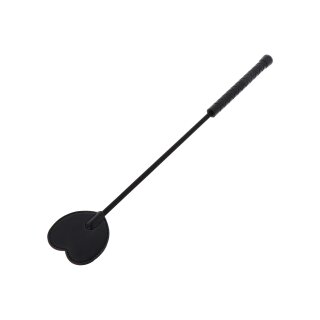 Hidden Desire Heart Crop Whip PU Leather 45 cm