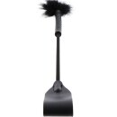 Hidden Desire Crop Whip & Feather Tickler PU Leather 57 cm