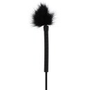 Hidden Desire Crop Whip & Feather Tickler PU Leather 57 cm