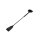 Hidden Desire Crop Whip & Feather Tickler PU Leather 57 cm