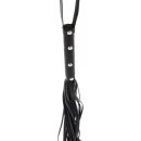 Hidden Desire Long Studded Flogger Peitsche PU-Leder 75 cm