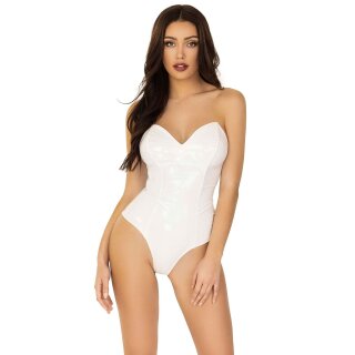 Leg Avenue Lack Boned Bodysuit L