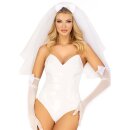 Leg Avenue Lack Boned Bodysuit M