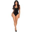 Leg Avenue Sequin Boned Crotch Bodysuit M