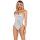 Leg Avenue Sequin Boned Crotch Bodysuit S