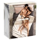 Liberator Faux Fur Fascinator Grey/Black