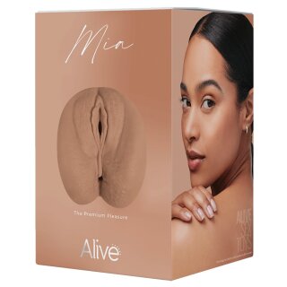 Alive Mia Super Masturbator 860 g 14,6 cm Light Brown
