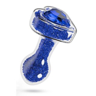 Blush Oh My Gem Prestige Anal Plug Blue 8.3 cm Ø 3.2 cm