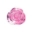 B-Vibe Pink Roses Glass Butt Plug Training Set 3,95 cm