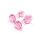 B-Vibe Pink Roses Glass Butt Plug Training Set 3,95 cm