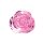 B-Vibe Pink Roses Glass Butt Plug Training Set 3,95 cm