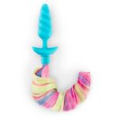 B-Vibe unicorn plug with tail multicolour 3.8 cm