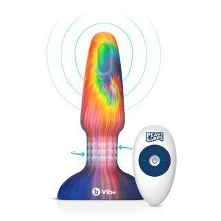 B-Vibe vibrating anal plug multicolour 3.8 cm