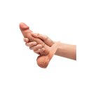 B-Vibe Slipskin Breiter Dildo Beige 15,4 cm