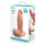 B-Vibe Slipskin Breiter Dildo Beige 17,8 cm