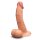 B-Vibe Slipskin curved dildo beige 20 cm
