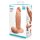 B-Vibe Slipskin Breiter Dildo Beige 23 cm