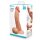 B-Vibe Slipskin curved dildo beige 25 cm