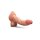 B-Vibe Slipskin curved dildo beige 25 cm