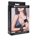 Sportsheets Velvet Noir Handcuffs