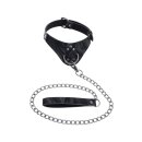 Sportsheets Velvet Noir Collar & Leash