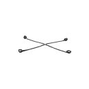 Sportsheets Velvet Noir Adjustable Hog Tie & Cuff Set