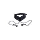 Sportsheets Velvet Noir Collar & Removable Clamps