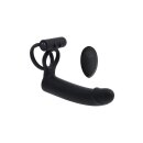 Evolved Gender X Dildo with Penis Ring Black 20 cm...