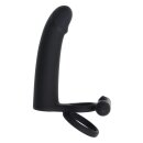Evolved Gender X Dildo with Penis Ring Black 20 cm...