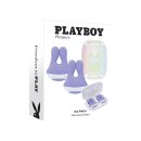 Evolved Playboy nipple clamps with vibration purple