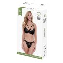Baci 2-Piece Bra and Panty Set Black S-M