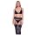 Baci 3-Piece Bra Garter and Panty Set Black M-L