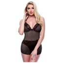 Baci 2-Piece Chemise and Panty Set Black M-L