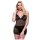 Baci 2-Piece Chemise and Panty Set Black M-L