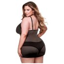 Baci 2-Piece Chemise and Panty Set Black Queen Size