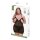 Baci 2-Piece Chemise and Panty Set Black Queen Size