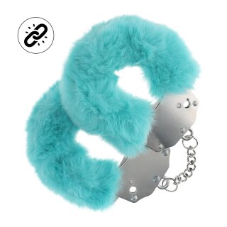 Ouch! Sturdy Fluffy Handcuffs Blue
